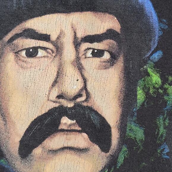 Cheech-&-Chong Shirt Womens Large 21x25 Black - Picture 14 of 14